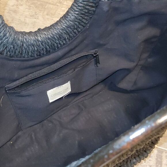 Coldwater Creek Black Wicker Large Tote - Picture 7 of 7